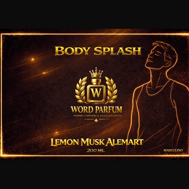 Body Splash Masculino — Lemon Musk Alemart